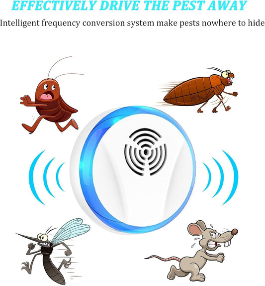 Ultrasonic Pest Control Repeller Indoor Plug in for Rodent Control, Mosquito Repellent, Cockroach Killer, Spider Deterrent, Electronic Mice Repellent